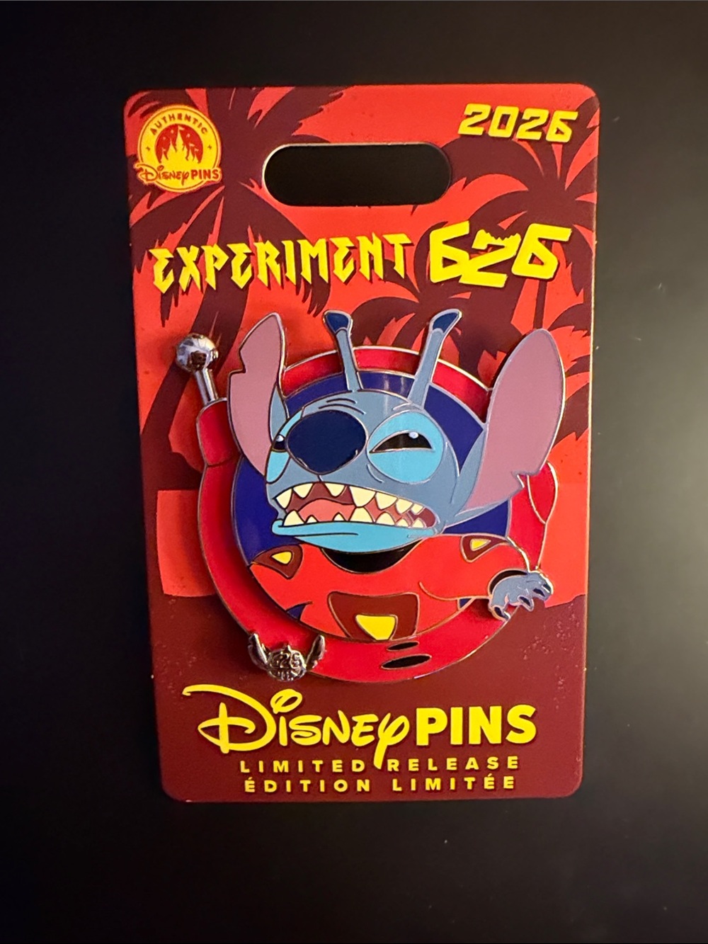 Disney Experiment 626 Day 626 Pin- Limited Release Lilo & Stitch